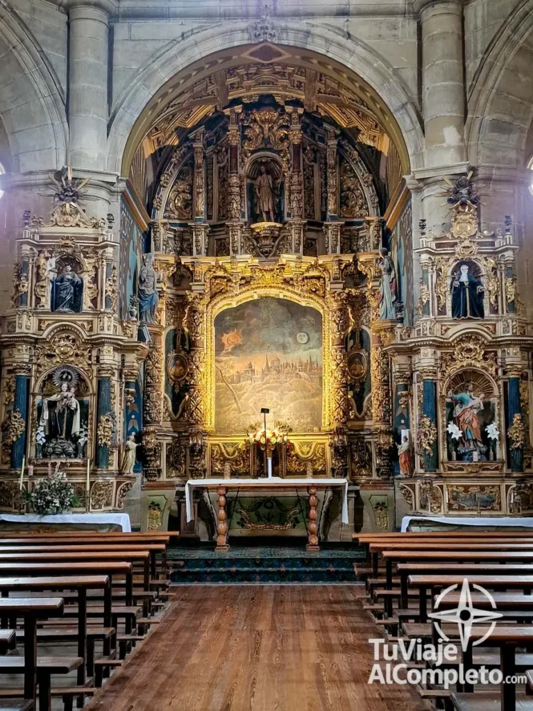 interior de la ermita de san juan, o del cristo, de briones